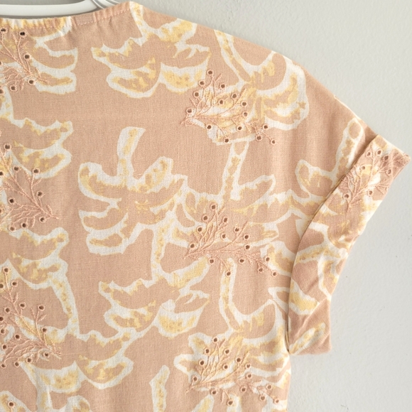 Zara Button Front Floral Print Romper - Picture 9 of 10